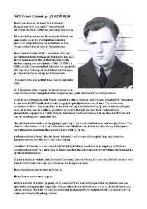 A preview of a PDF biography for Cummings, Robert